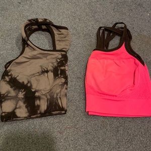 Sports bras, selling as set. No padding can be added